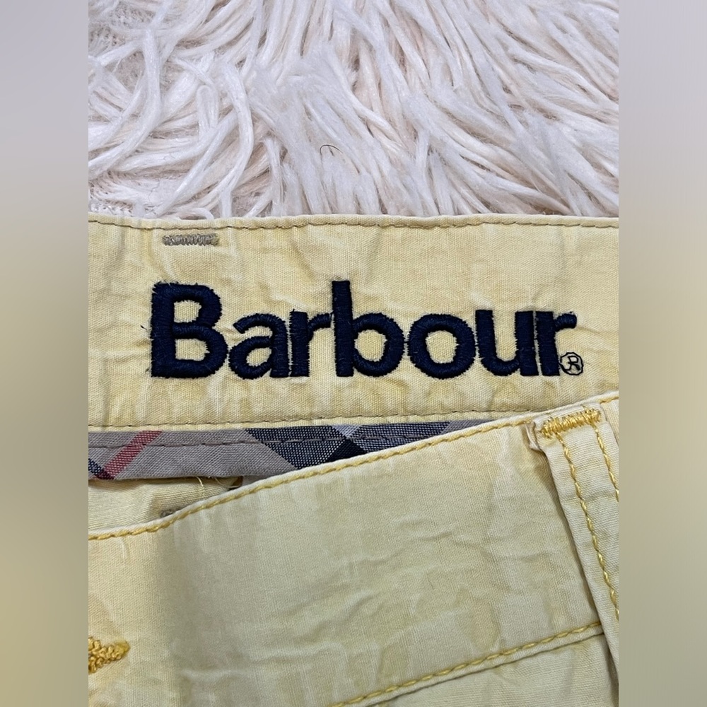 Barbour Men’s Light Yellow Chino Pants - Picture 4 of 11